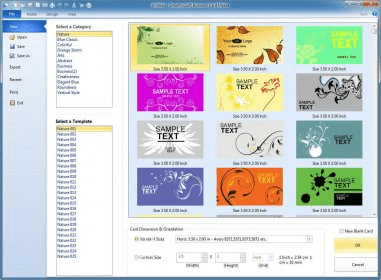 decadry express business cards software free download